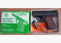 Alte Rhöner SM 15 Kal. 8 mm Knall im PTB 83/2 mit Verpackung!