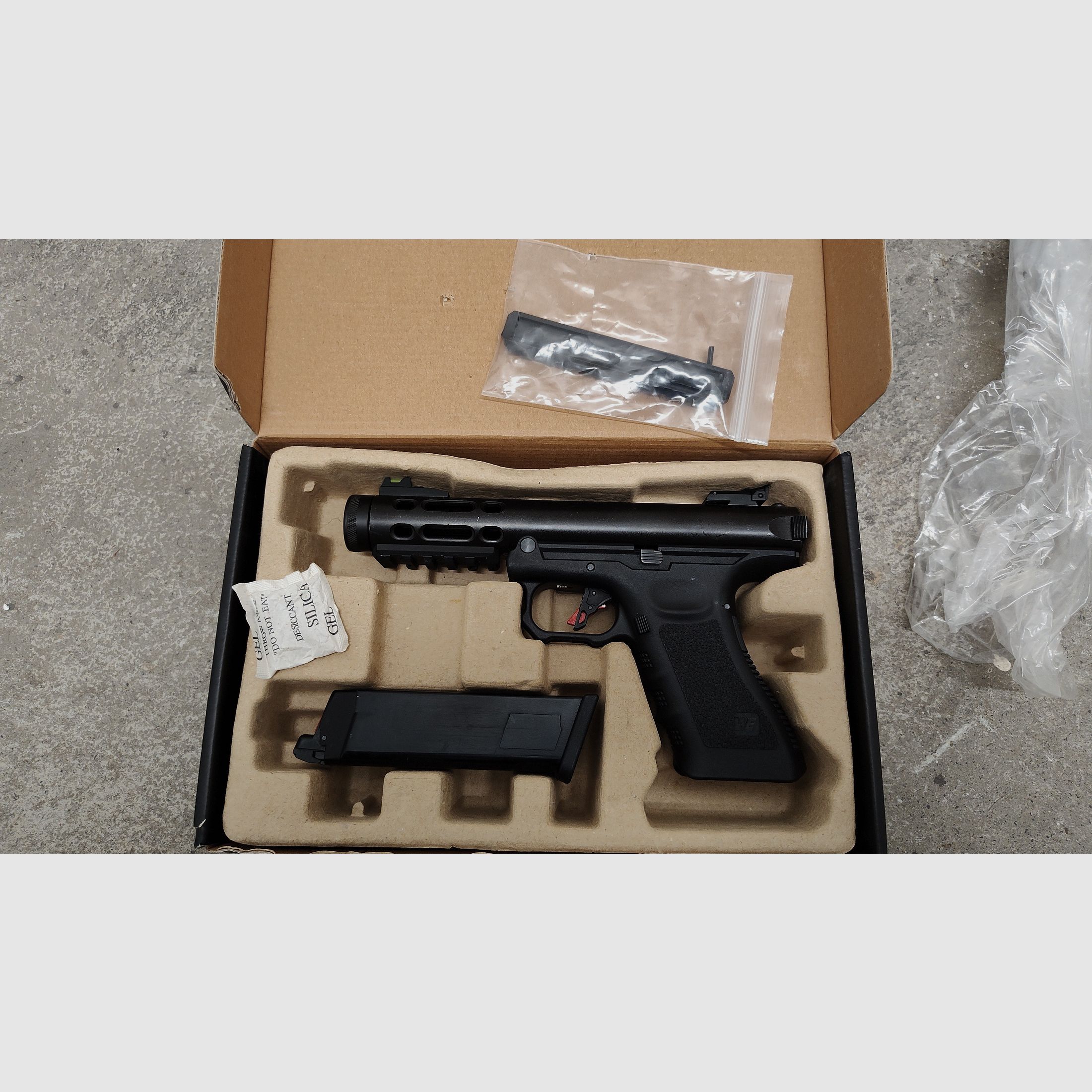 WE Galaxy GBB Gas Airsoft-Pistool Zwart 6mm BB