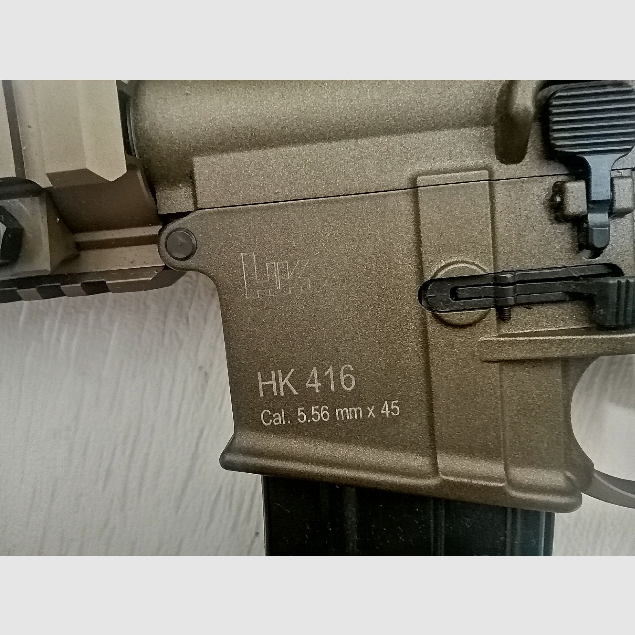 Airsoft Hk 416 gas abzugeben 