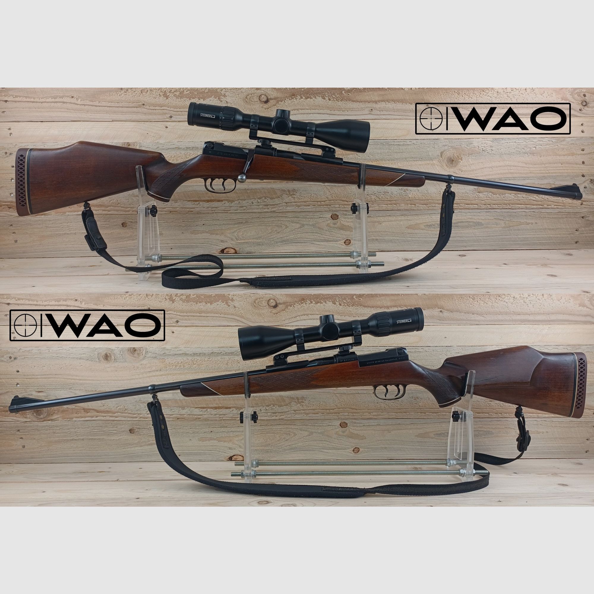 Repetierbüchse Mauser 66, Kal. 7x66SEvH,  7x66 SE v. H. *mit Steiner Optik & Leuchtabsehen* 