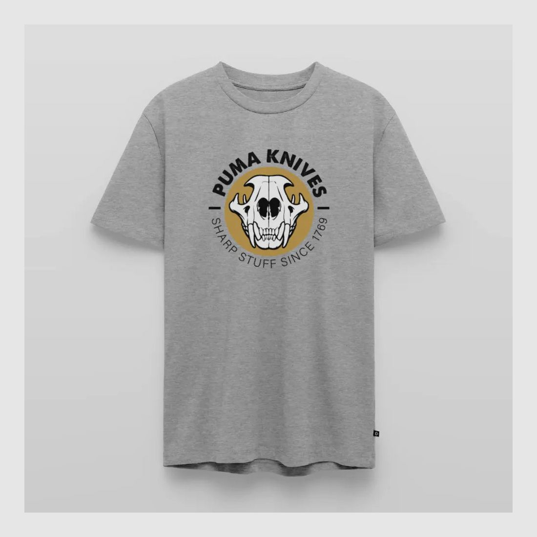 PUMA Men’s Premium T-Shirt "Skull Frontal Sharp Stuff"