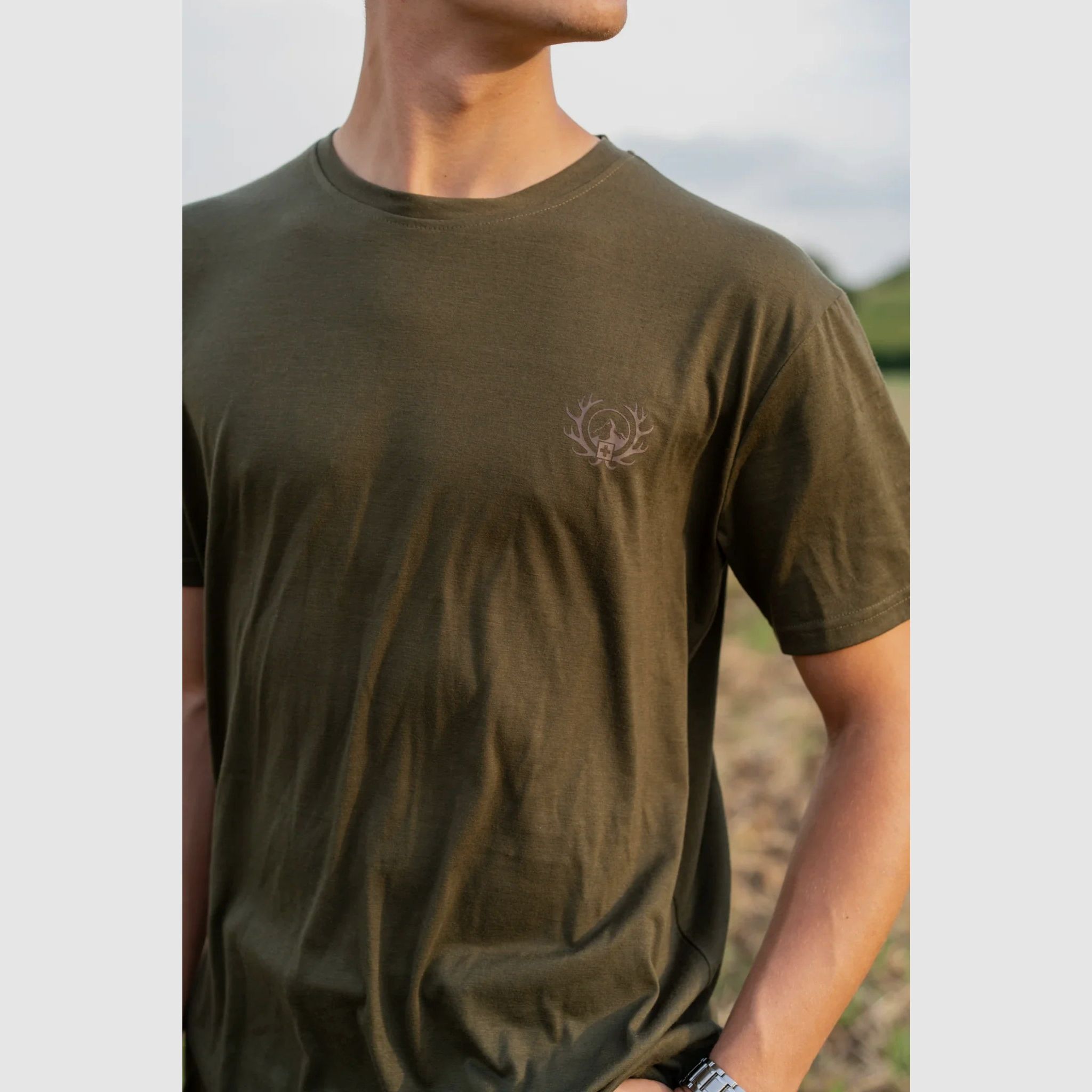 Ostermayer Herren Shirt aus 100% Merinowolle