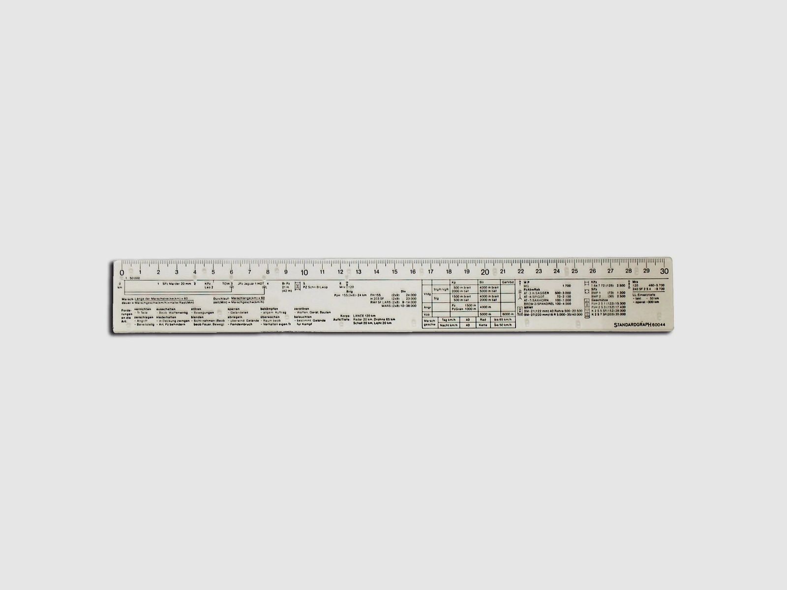 Standardgraph Taktiklineal 30 cm