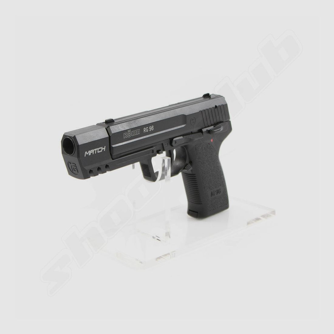 Röhm RG 96 MATCH brüniert 9 mm P.A.K. Platzpatronen-Set, Bild 2 von 4