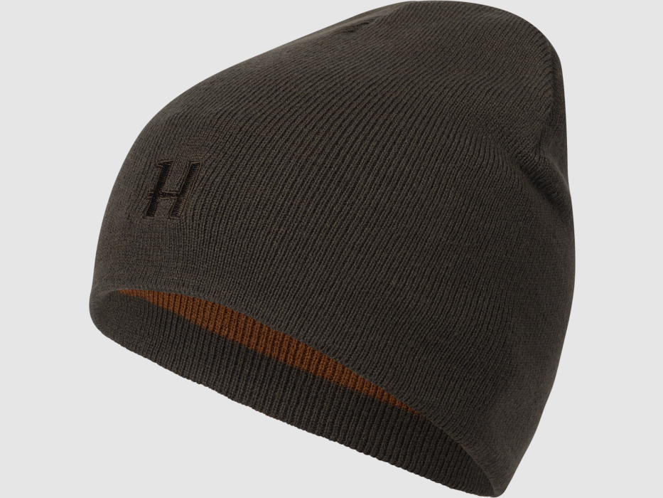 Omkeerbare muts Harkila reversible beanie - Shadow brown/Rustique clay (105081042), afbeelding 2 van 6