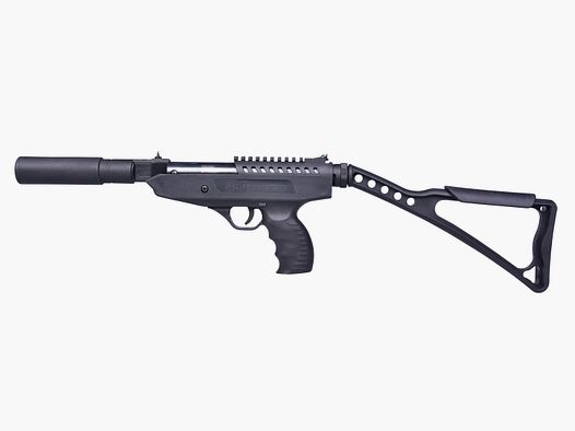 BO Manufacture Hitman Schwarz 4,5mm - Druckluft Federdruck | Knicklauf