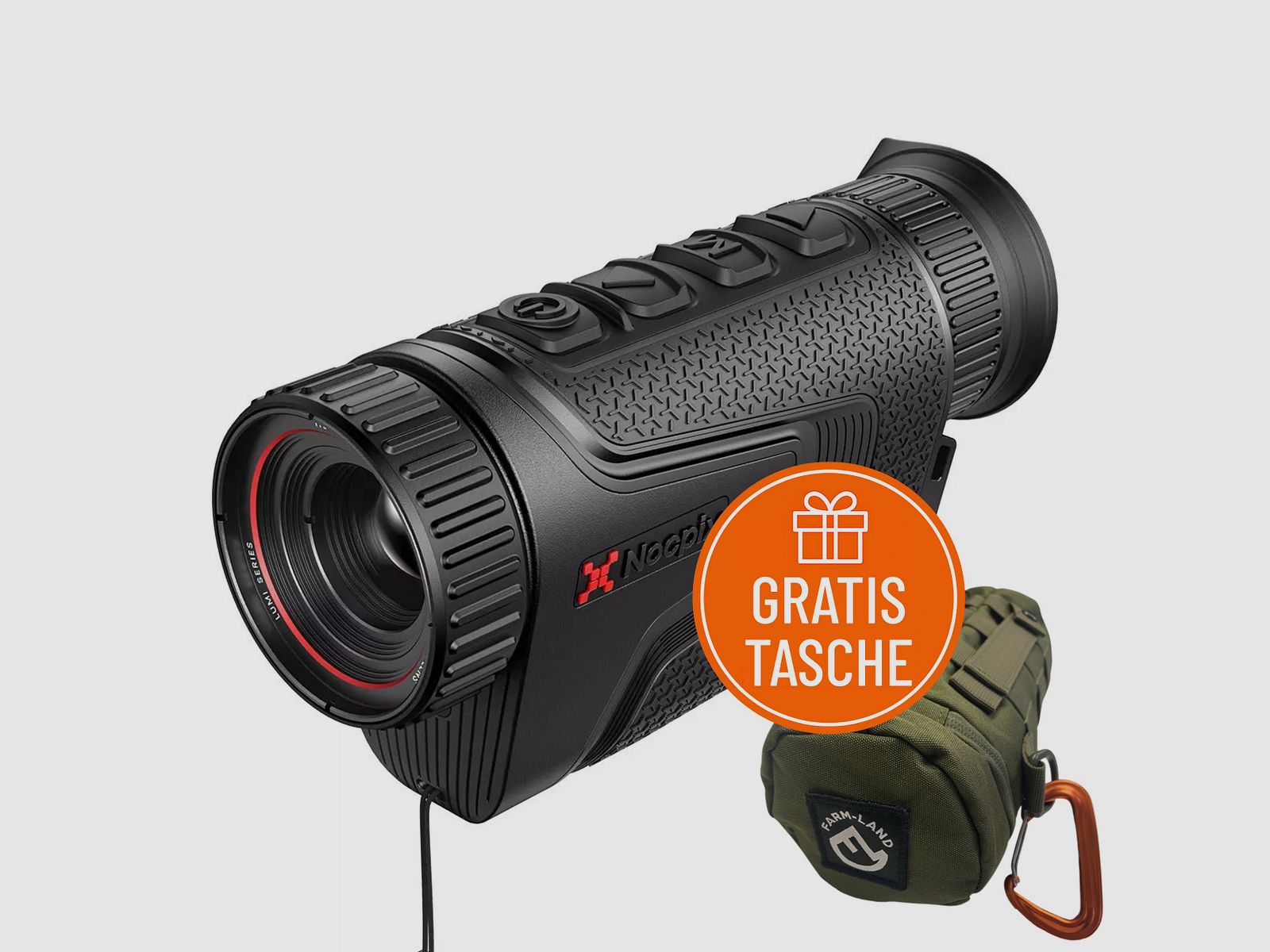 Nocpix LUMI L19 warmtebeeldmonoculair incl. GRATIS TASCHE