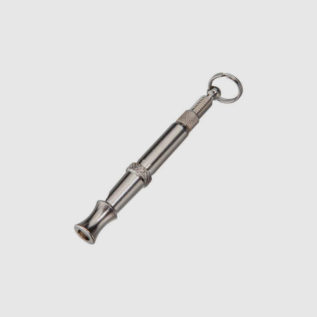 Hundepfeife Lautlos Messing vernickelt, 6 cm