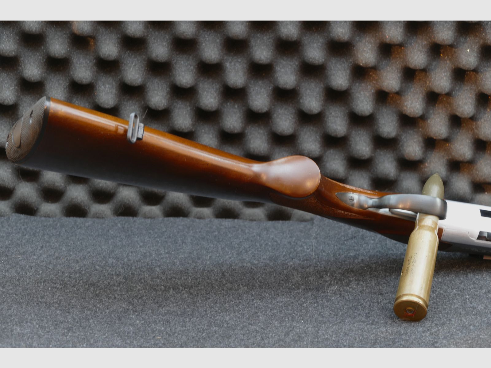 Luger – Bockdoppelflinte, Kal. 12/70, Stahlschrot bis 3,25mm