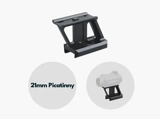 Vector Optics MAV-P15 Mount for Aimpoint Micro Footprint, 21mm Picatinny, h=38mm
