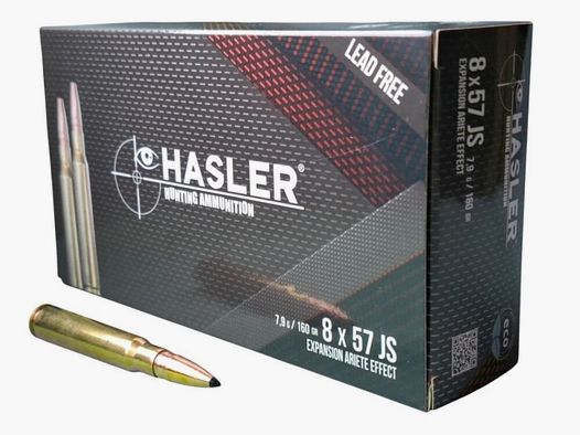 Hasler HASLER Ariete 8x57JS 7,9g, 160gr, bleifrei, 20 St.