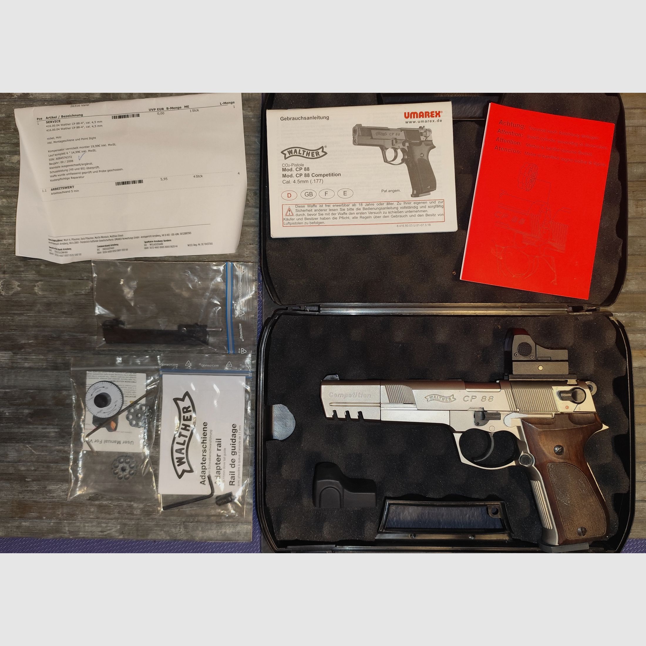 Walther CP88 Competition 4.5mm