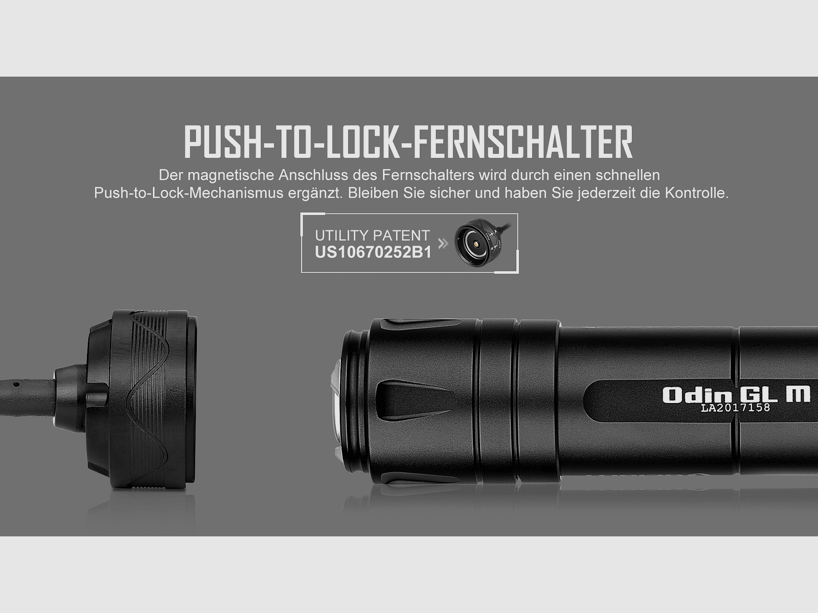 Olight Odin G Laser per Picatinny Tactical Flashlight BLK, immagine 11 di 13