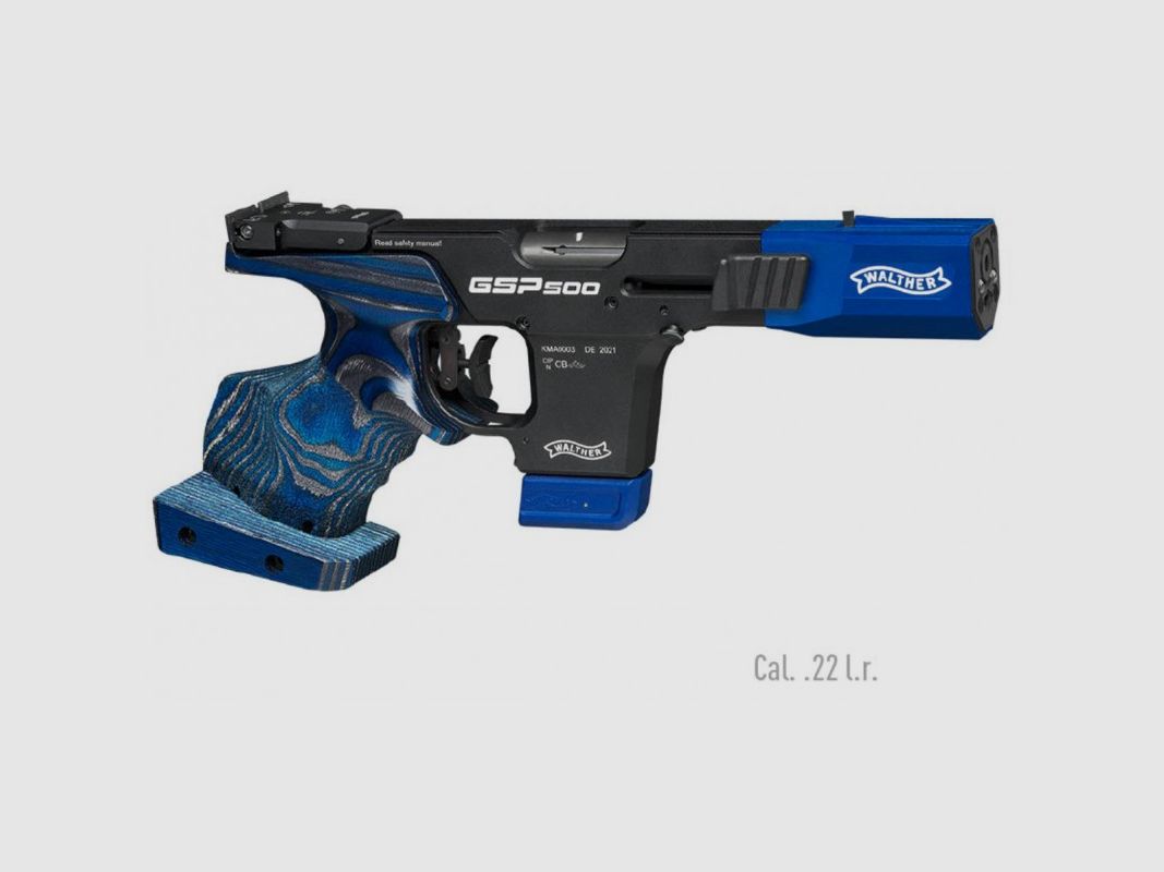 PISTOLET WALTHER GSP 500 Cal.22LR, image 1 sur 2