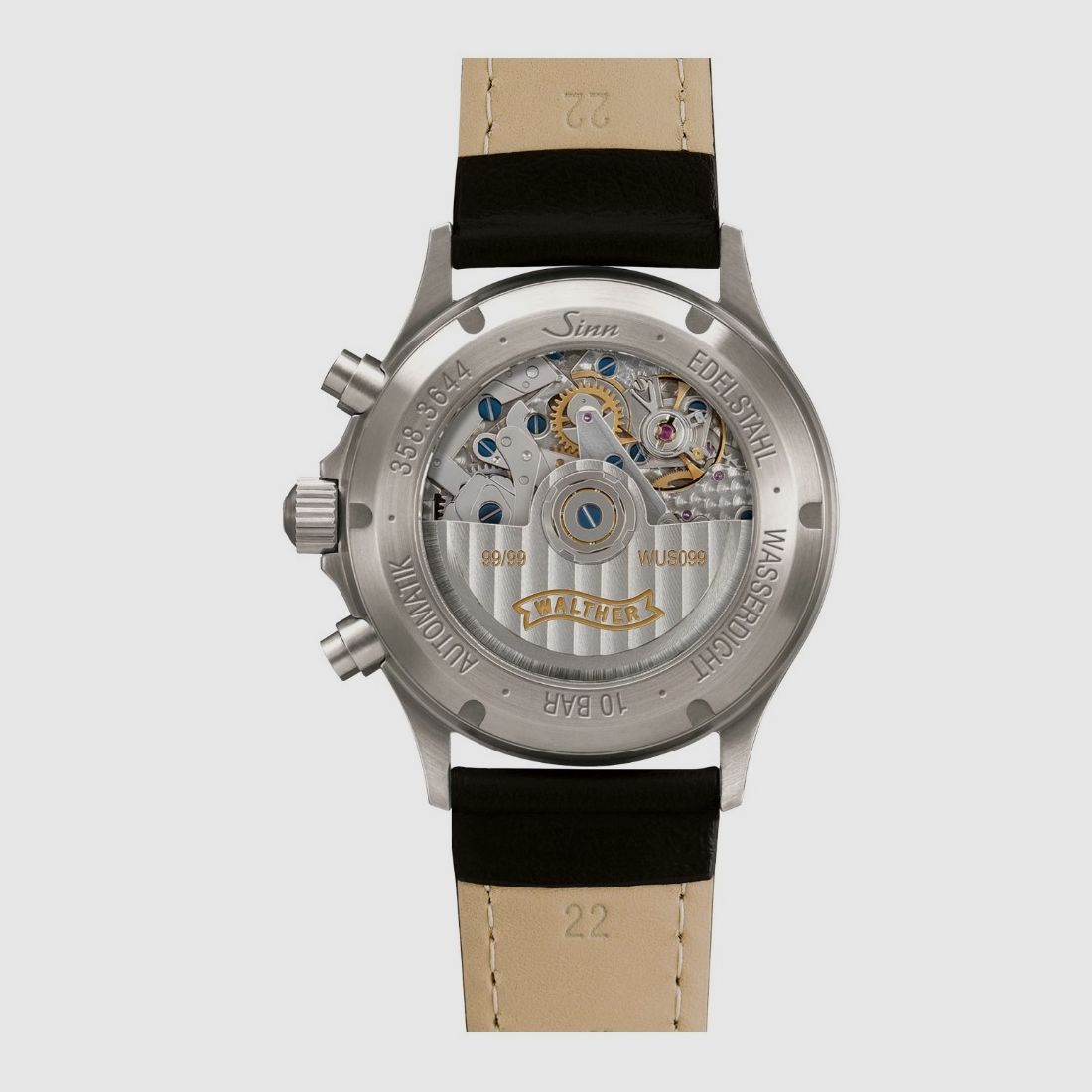 Walther – Pistole / PDP Steel Frame SINN Edition / 4.5 / OR / Kal. 9mm Para / 18 Schuss / Limited Set mit Uhr, Bild 7 von 8