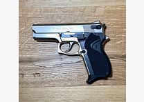 ME 69 Springfield (Mini Para) pistola segnaletica, nichelata opaca, 9mm P.A.K., (replica S&W Mini Gun)
