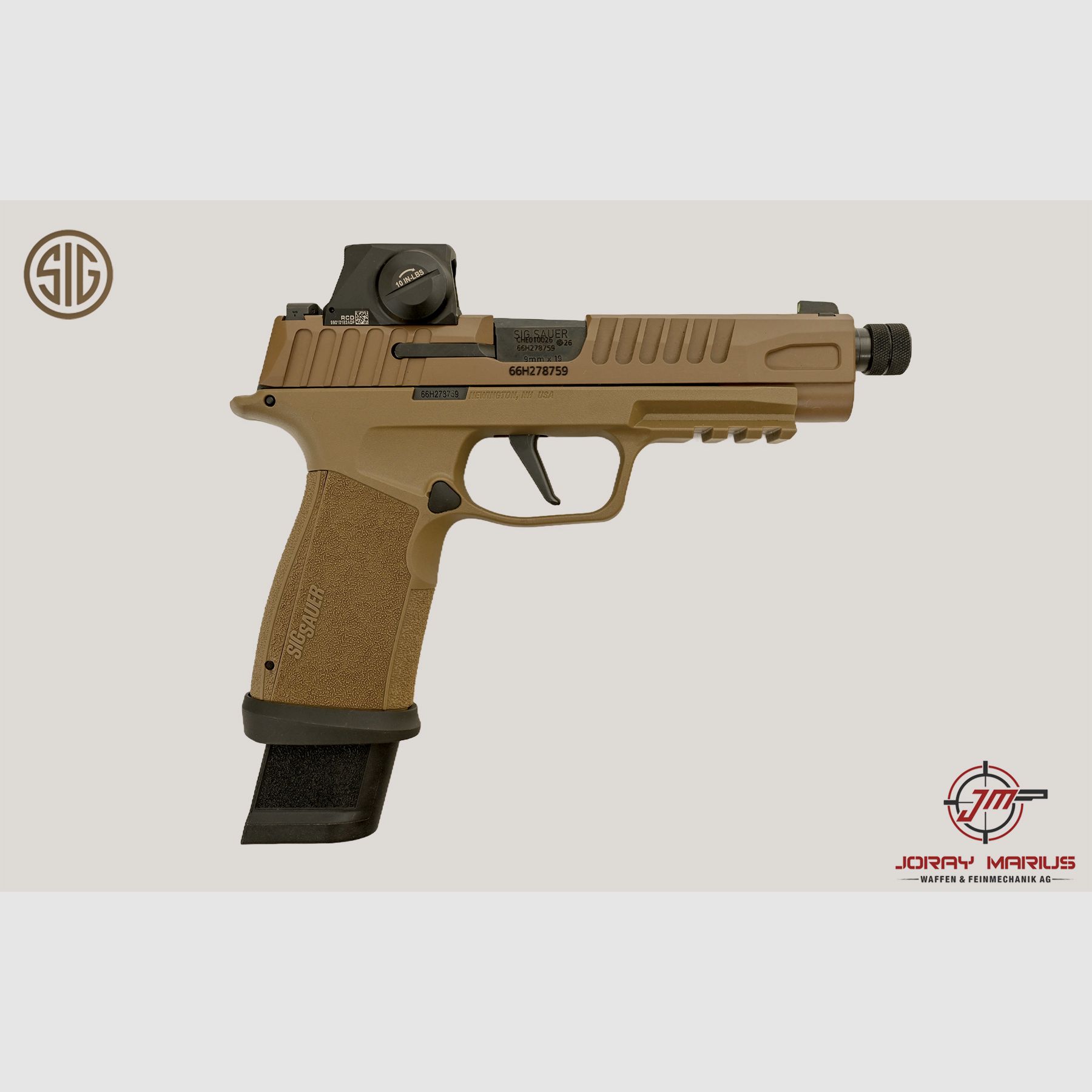 SIG Sauer P365-FUSE Tacops Coyote RXSL 9mm Para, image 1 of 3