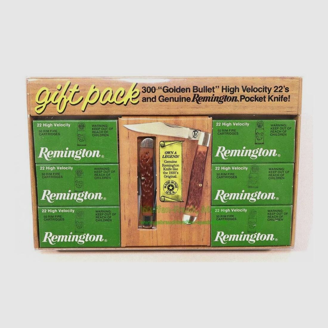 Remington - USA Sammler-Box m. Taschenmesser .22lr