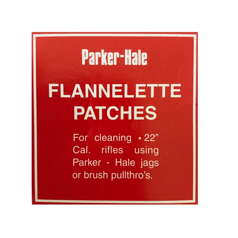 75 Putzpatches aus Flanell Parker Hale Kal. .22, Bild 1 von 2