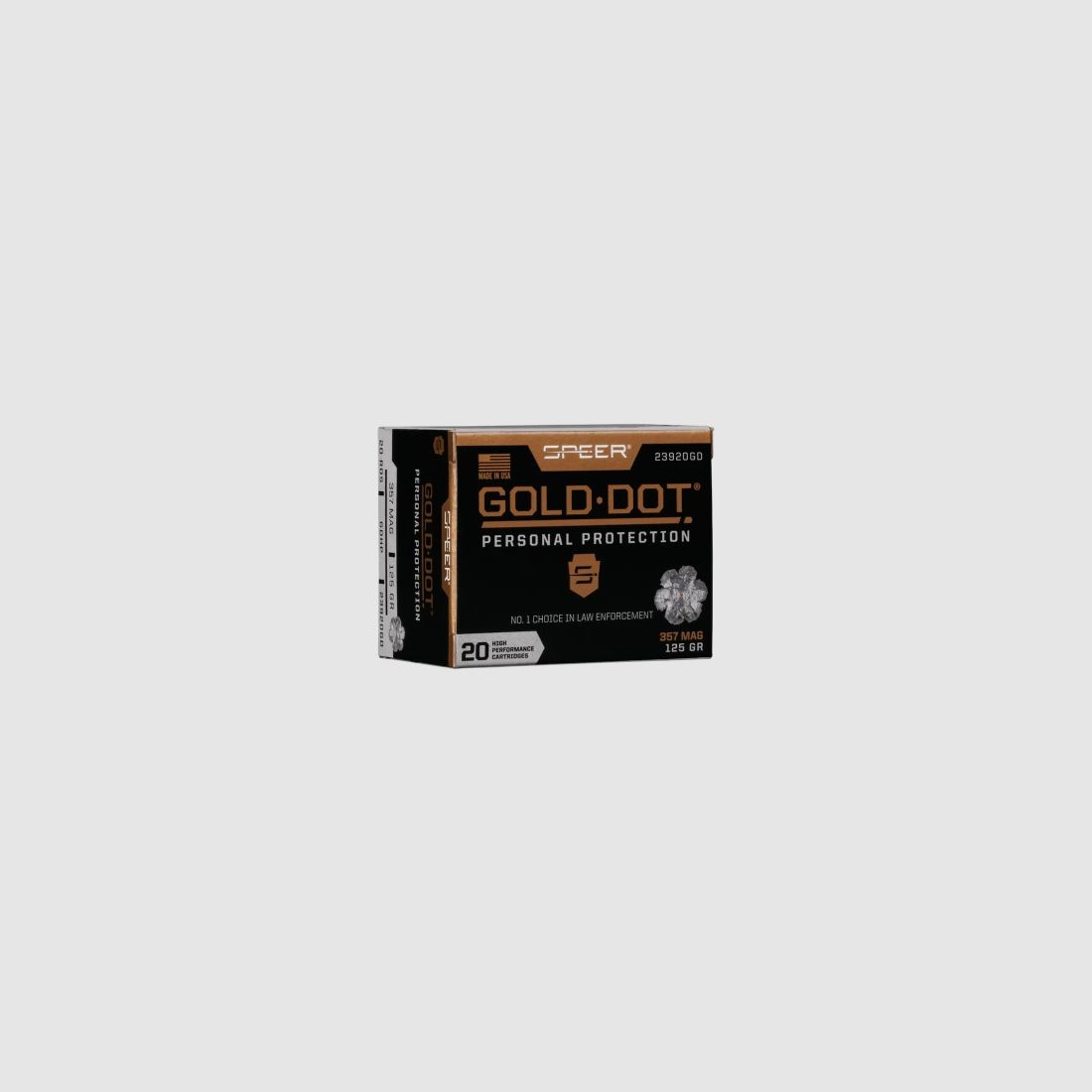 Speer Gold Dot Protezione Personale .357 Mag. 125GR GDHP 20 cartucce