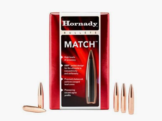 Hornady Match 30cal 155gr BTHP 100 stuks