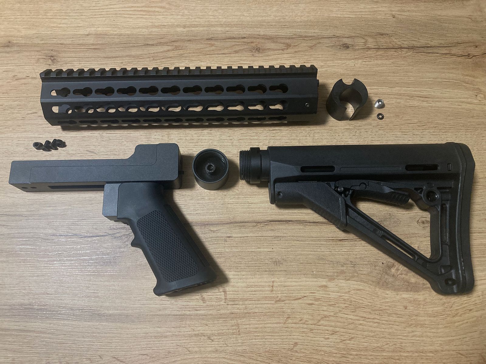 Tactical body kit AR15 style for Diana Chaser Airbug Bandit Trailscout Stormrider CP1 CP2 PP800 PR900 aluminum NO 3D printing