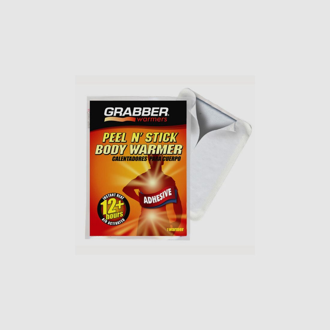 Grabber Krperwrmer mit Klebeflche