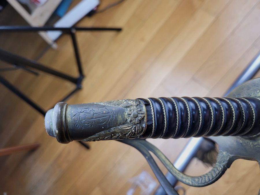 Bel sabre da cavalleria francese Mod 1822-82 – Châtellerault 1893 – nodo da ufficiale – TBE, immagine 8 di 15