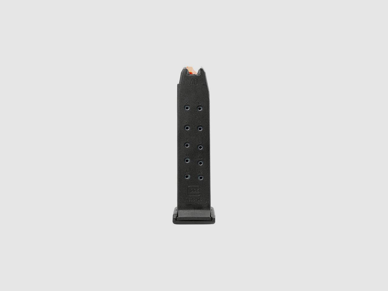 Chargeur Glock G23-01 .40 S&W 13 Coups Follower Orange, image 2 sur 2
