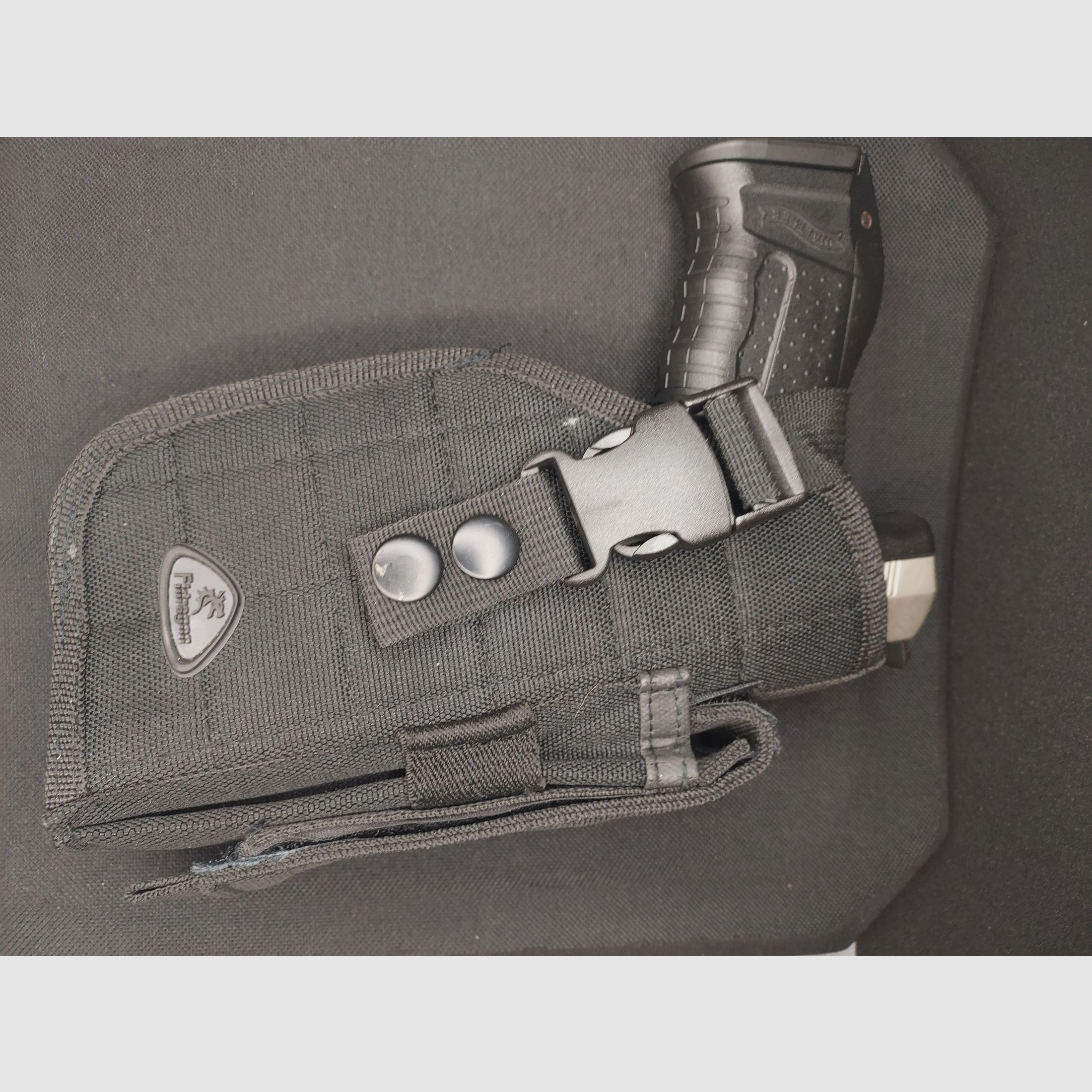 Walther P99 blank firing pistol 9mm P.A.K. bicolor (762) with Fidragon holster