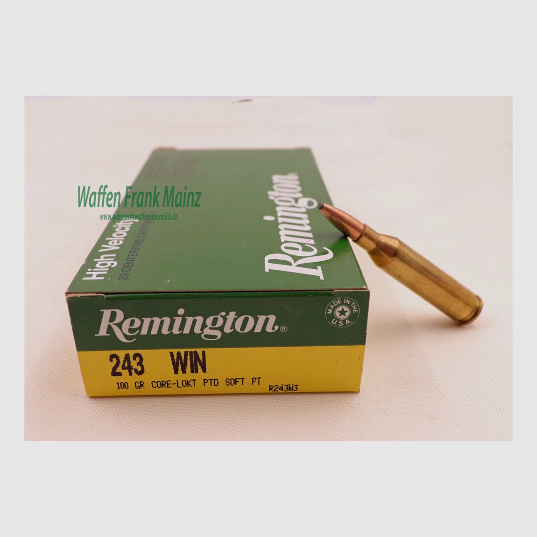 Remington - USA Büchsenpatronen-Konvolut .243Win