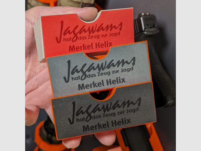 Magnetischer Magazinhalter für Merkel Helix Büchsen-Magazine für Waffenschrank - Zubehör für den Waffenschrank