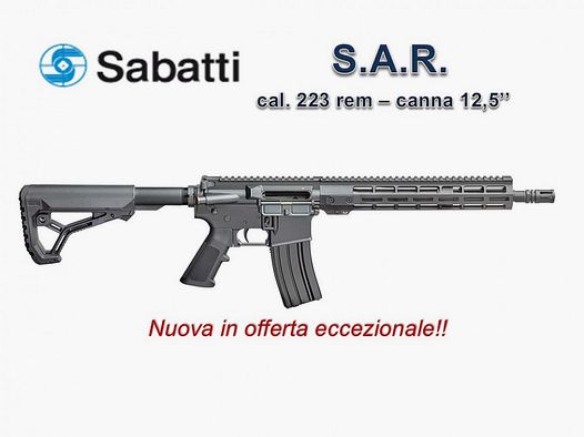 SABATTI SAR cal.223 rem cañón 12,5'' nuevo en oferta