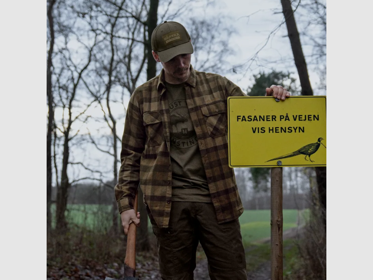 Härkila Asmund Skjorte i Beech Green Check, billede 3 af 3