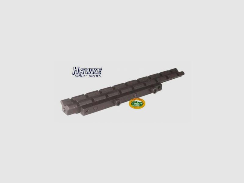 HAWKE Schiene Adapter von 11 auf Weaver neigbar mit Verlängerung 22404