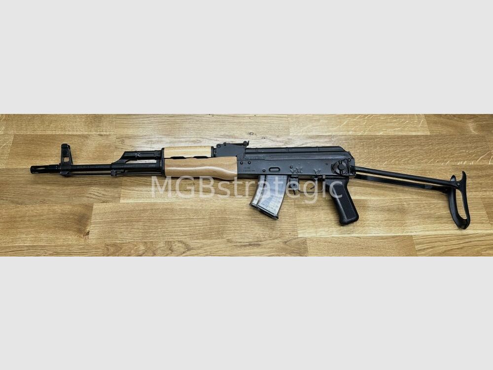 Cugir Modell 64 - halbautom. Büchse 7,62x39 - 42,5 cm Lauf Unterklappschaft Modell 64 - Lauf hartverchromt - zivile Version AKMS / System AKM / AK47 AK-47