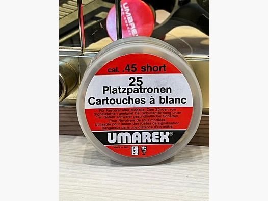 Umarex Platzpatronen .45 short - 25 Schuss