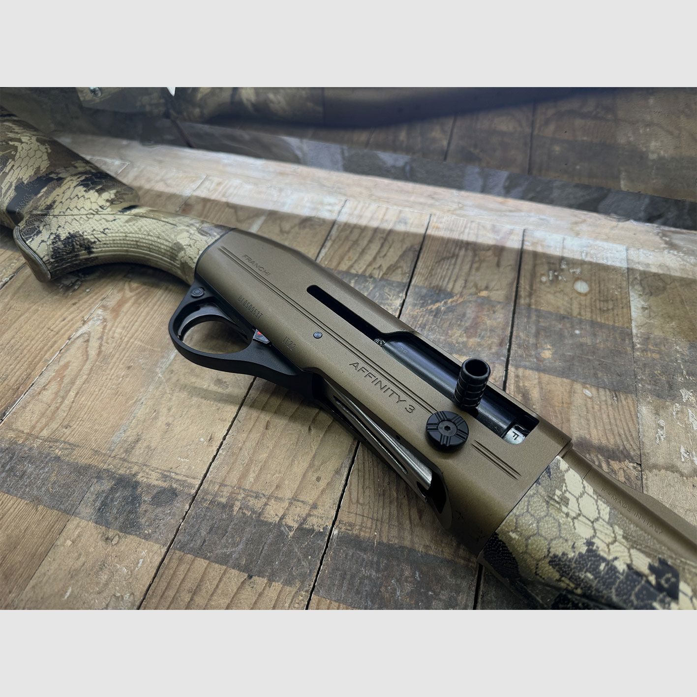 GEBRUIKT – SEMIAUTOMATISCH GEWEER – FRANCHI AFFINITY 3 ELITE BRONZE kal. 12, afbeelding 5 van 8