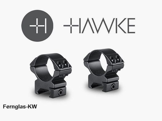 HAWKE 22116 30 mm ring mount medium for Weaver rail scope mount