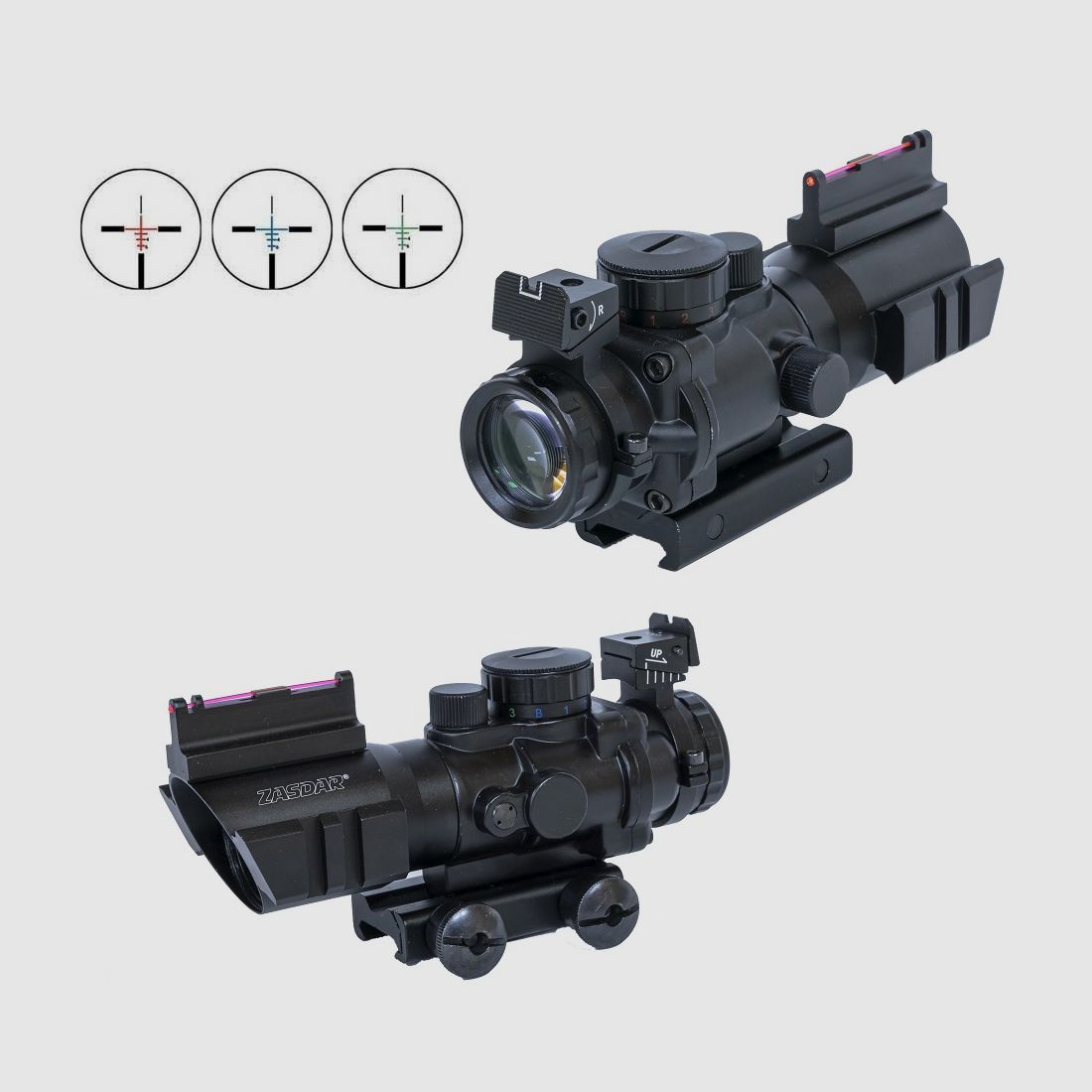 Zasdar 4×32 mm Compact Riflescope. Illuminated Reticle
