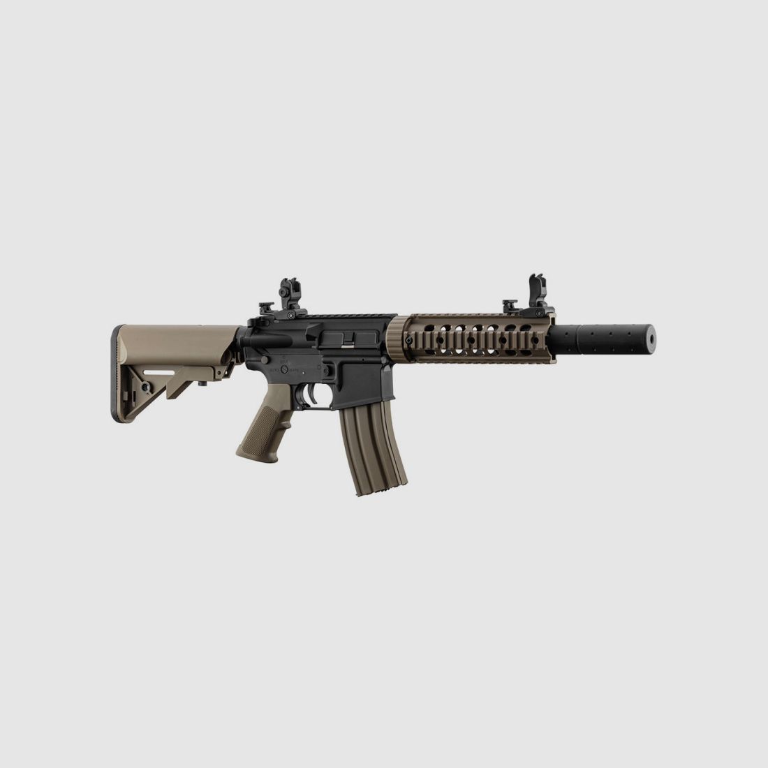 REPLIKAT LANCER TACTICAL AEG LT-15 GEN2 M4 SD KOMPLETTPACK 1J DUALTONE