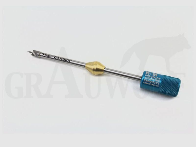 K&M Präzisionsfräser Premium für Zündkanal .082" / 1,5 mm kleine Zünder Kleiner Zündkanal