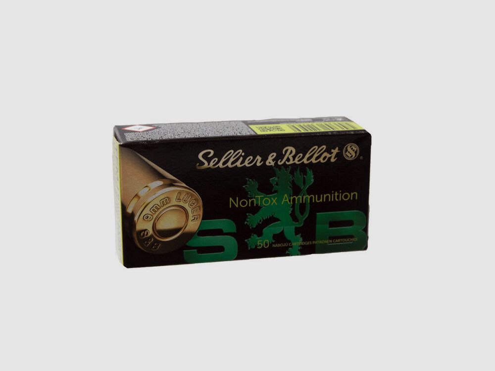Sellier & Bellot TFMJ NON-Tox 8,0/124grs 9mmLuger