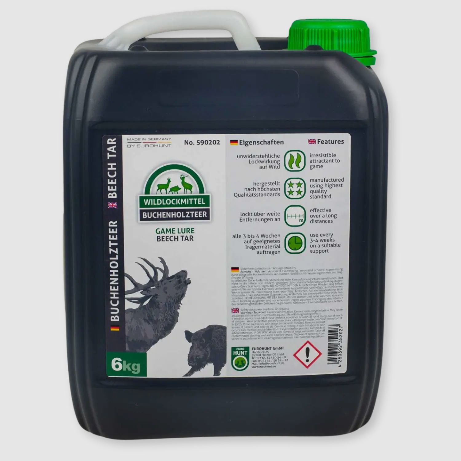 Eurohunt Buchenholzteer im Kanister