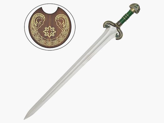 Miecz Eowyn z uchwytem na ścianę