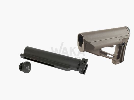 Magpul STR Kit auf NAR, FDE braun