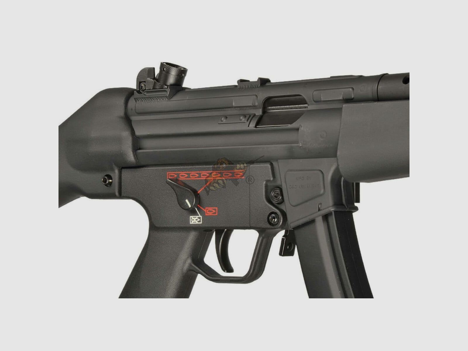G&G EGM A4 in schwarz mit PBB Airsoft Frei ab 18 - S-AEG -F-