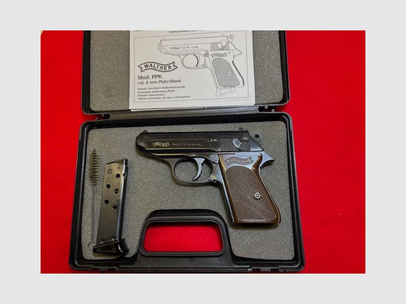 WALTHER PPK 8MM GAS SIGNALWAPEN SCHRECKSCHOT