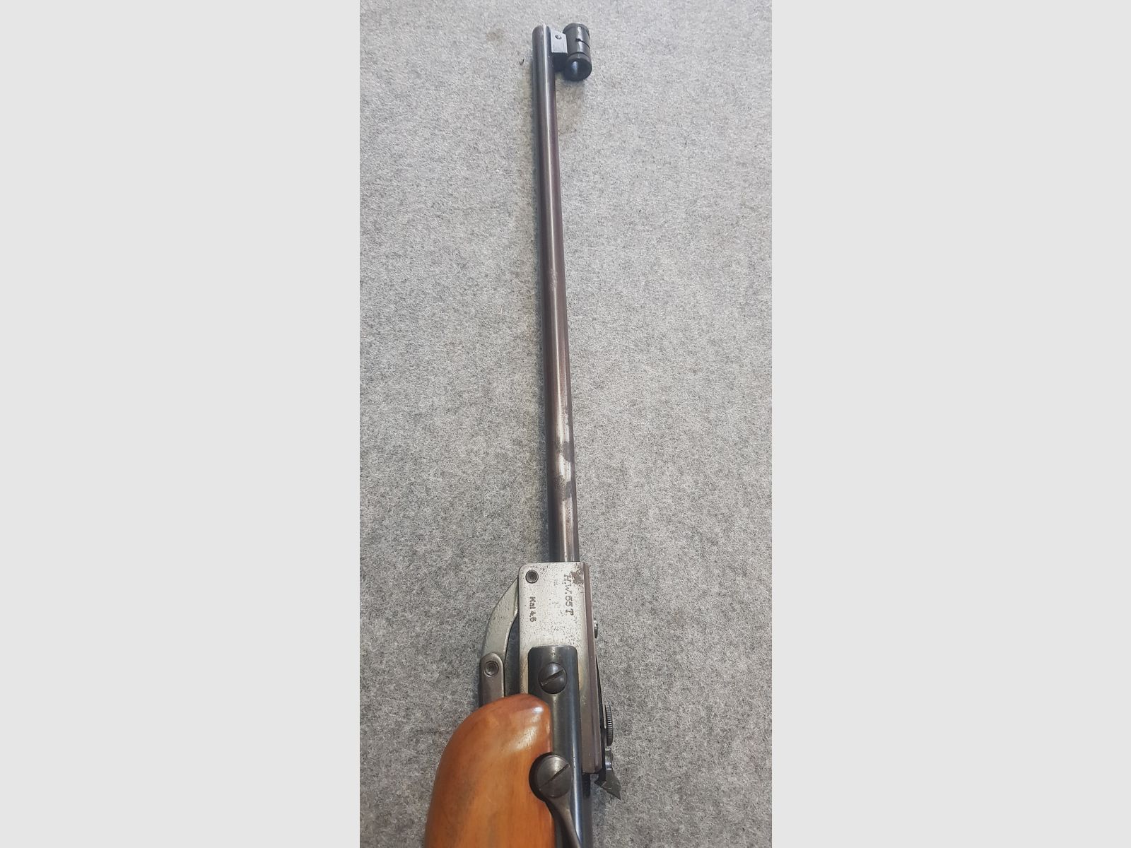 Sehr altes Weihrauch HW55 T  mit Tiroler Walnussschaft Knicker Luftgewehr  ohne F-Zeichen aus den 60iger Jahren cal. 4,5mm Diabolo
