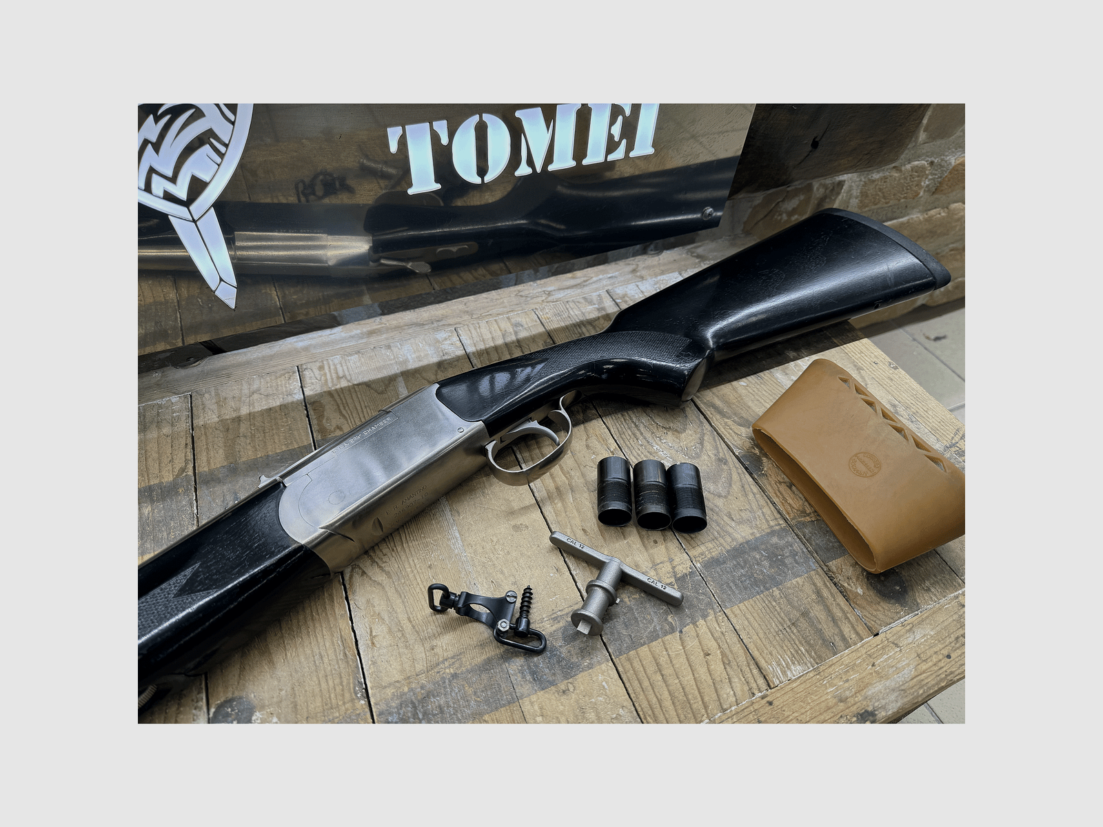 GEBRUIKT – Bockdoppelflinte – Amantino Mod. Condor Outback kal. 12 (SLUG), afbeelding 5 van 5
